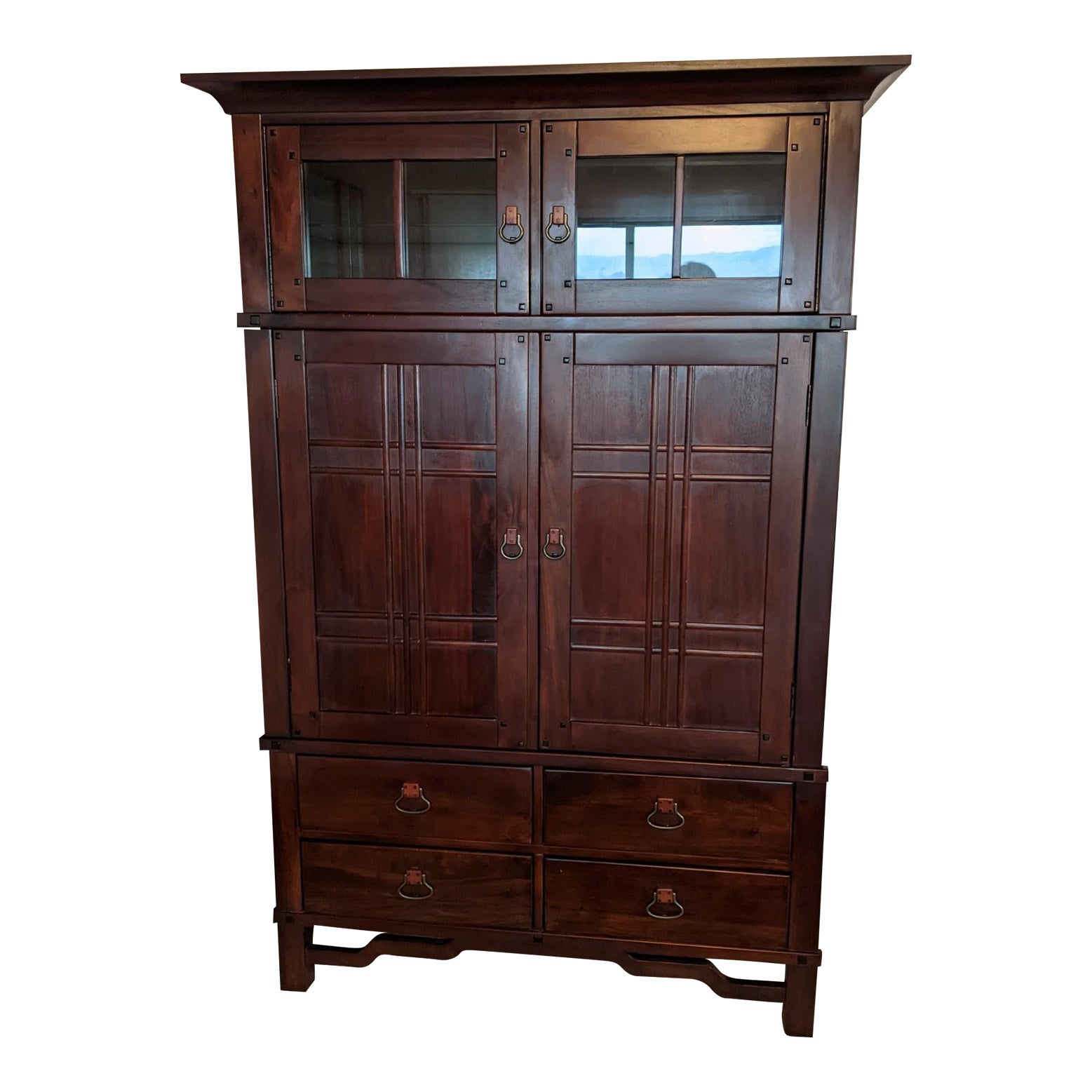 Vintage Thomasville California Craftsman Style Armoire Chairish