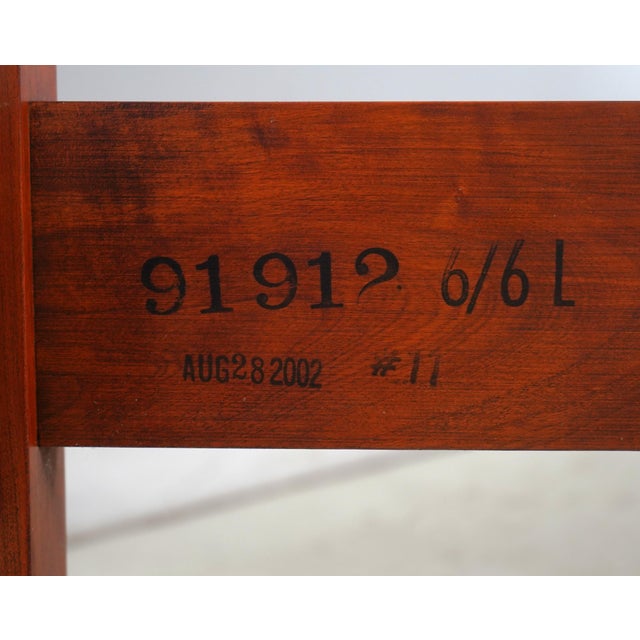 Stickley Cherry Mission King Size Spindle Bed For Sale - Image 16 of 16