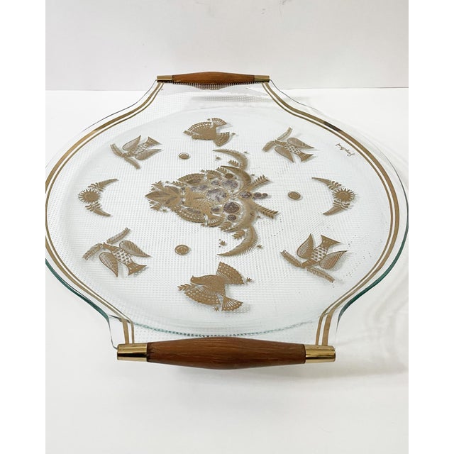 Transparent 1960s Georges Briard Serving Tray For Sale - Image 8 of 10
