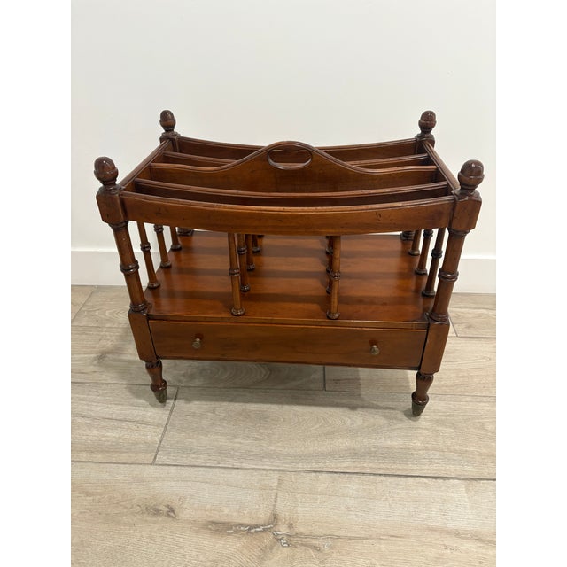 1970s Large Size Traditional Magazine Rack For Sale - Image 9 of 10