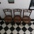 Three fischel bistro chairs, dating from the late 19th and early 20th centuries. Inspired by the work of thonet, they...