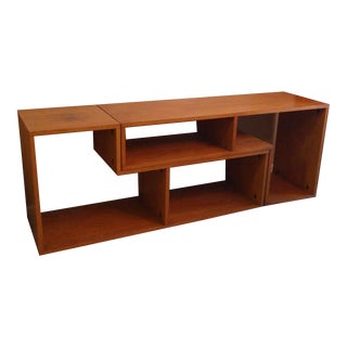 1960s Mid-Century Teak Nesting Bookcase For Sale