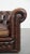 English Chesterfield Armchair in Dark Brown Cowhide with Decorative Studs For Sale - Image 9 of 16