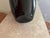Vintage Post Modern Black Glass Vase For Sale - Image 4 of 4