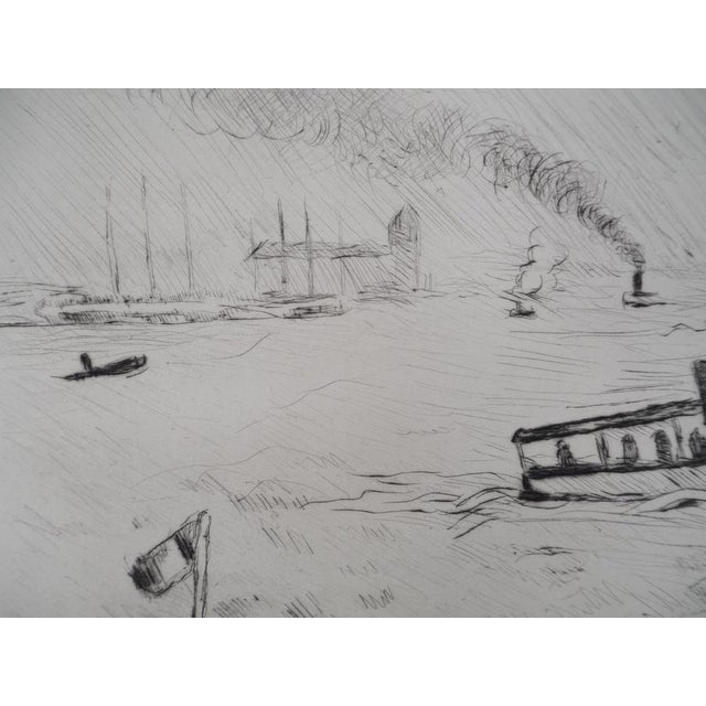 Albert Marquet, Hamburg, 1947, Original Drypoint For Sale - Image 6 of 8