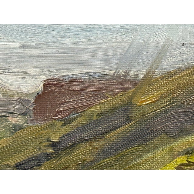 Late 20th Century Oil on Canvas Landscape, Vintage For Sale - Image 5 of 12