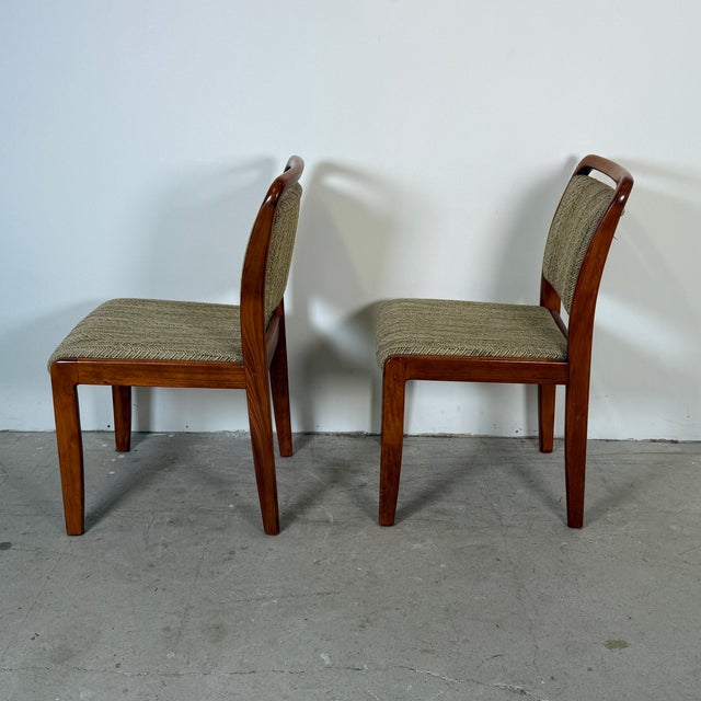 Vintage Scandinavian-Style Dining Chairs, 1960s, Set of 2 For Sale - Image 3 of 11