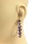 Amethyst Mid 20th Century Pair of Amethyst Oval Bezel Set 18k Yellow Gold Inside Out Hoop Earrings For Sale - Image 8 of 9