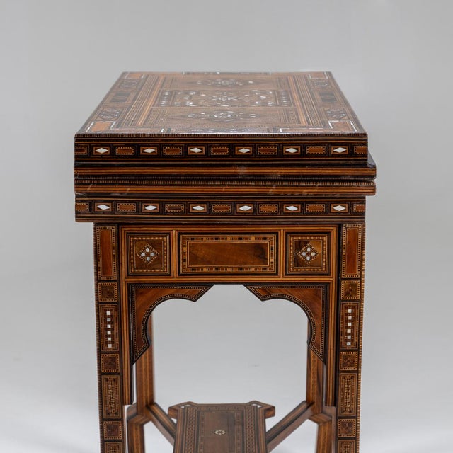 Brown Moroccan Game Table, 1850s For Sale - Image 8 of 18