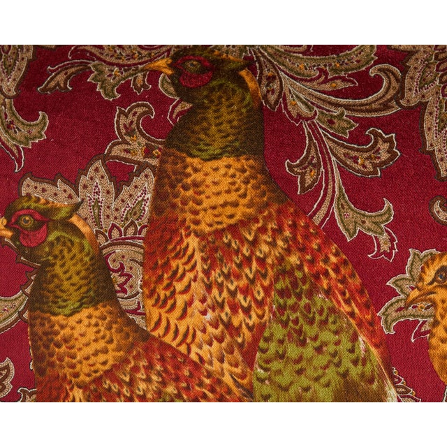 Ralph Lauren 'Florence' Storage Ottoman in Buckthorn Paisley Fabric For Sale - Image 13 of 18