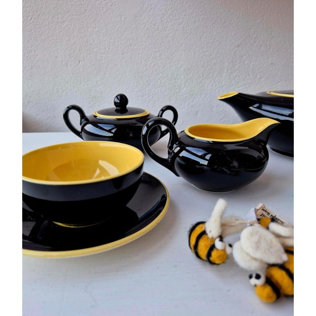 Mid-Century Modern Tea Set by Villeroy & Boch, 1950s, Set of 9 For Sale - Image 9 of 12