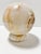 Camel Large Vintage Banded Onyx Sphere on Stone Base For Sale - Image 8 of 12