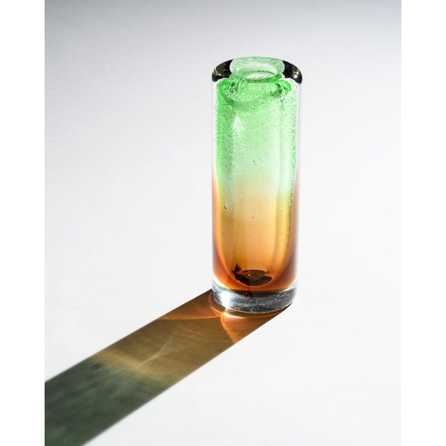 Art Glass Czech Vase by Jan Beranek and Frantisek Vizner from Skrdlovice, 1960s, Set of 2 For Sale - Image 12 of 18