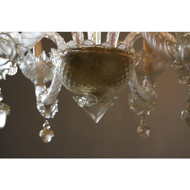 Murano Glass Sea Horse Chandelier by Barovier & Toso, 1900s For Sale - Image 9 of 16