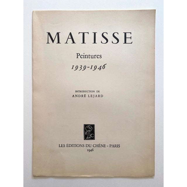 Henri Matisse Vintage 1946 Limited Edition French Fine Art Lithograph Print " Nature Morte Sur Table Marbre " 1941 For Sale - Image 12 of 13