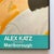 Alex Katz Vintage 1980 Pop Art Lithograph Print Framed Large Modernist Exhibition Poster " Red Band " 1978 For Sale - Image 17 of 17