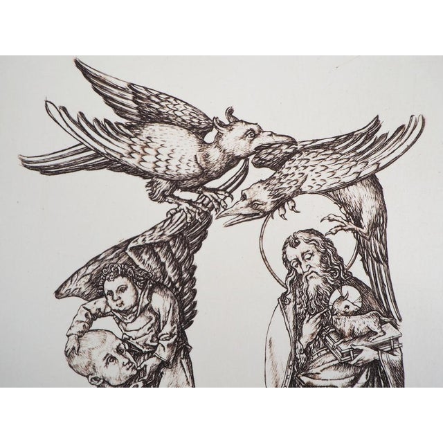 Cécile Reims, The War Between the Past and the Present, 20th Century, Etching For Sale - Image 7 of 10