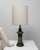Mid-Century Modern 1960s German Green Ceramic Table Lamp For Sale - Image 3 of 18