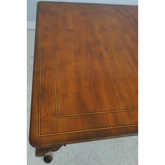 Wood Baker Walnut Stately Homes Dining Table For Sale - Image 7 of 18