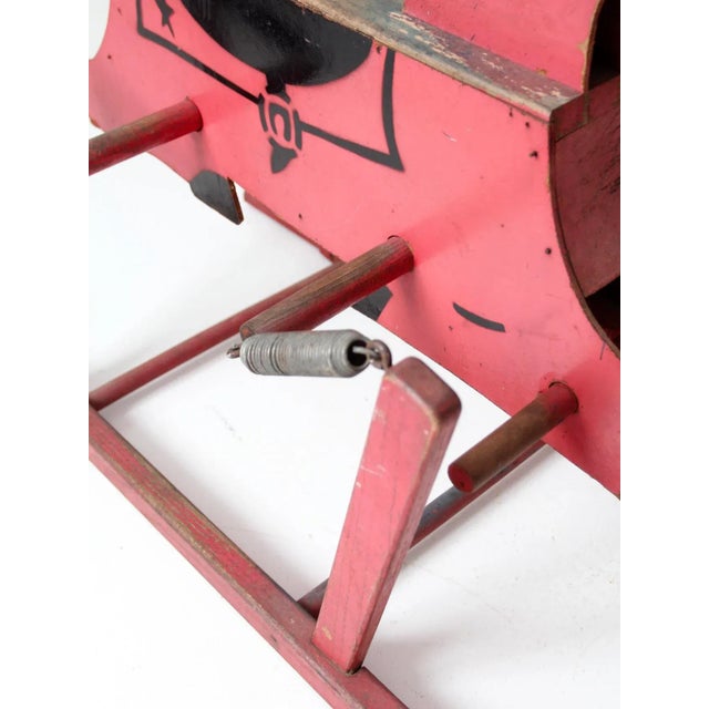 Vintage Spring Rocking Horse Toy For Sale - Image 9 of 10