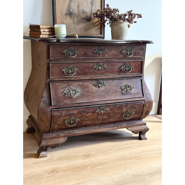 18th Century Dutch Four Drawer Bombay Chest/Commode For Sale - Image 4 of 11