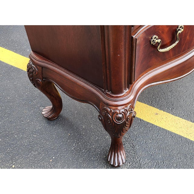 Fine Pair Thomasville Furniture Kent Park Collection Granite Top 2