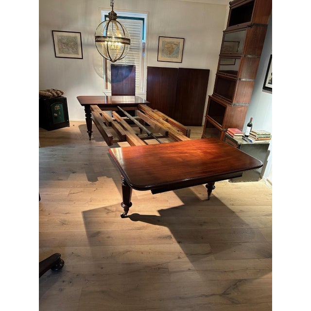 Large Antique Dining Table from Befos For Sale - Image 9 of 18