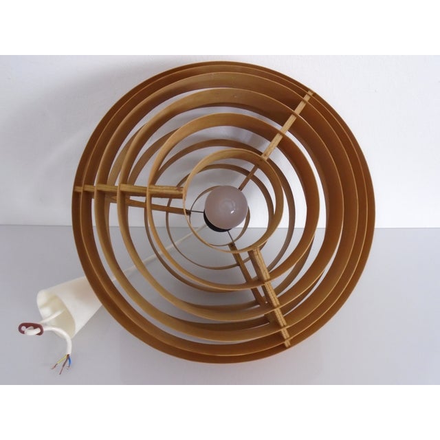 Wooden Lamella Ceiling Lamp by Hans-Agne Jakobsson for Ab Markaryd, Sweden, 1960s For Sale - Image 13 of 15