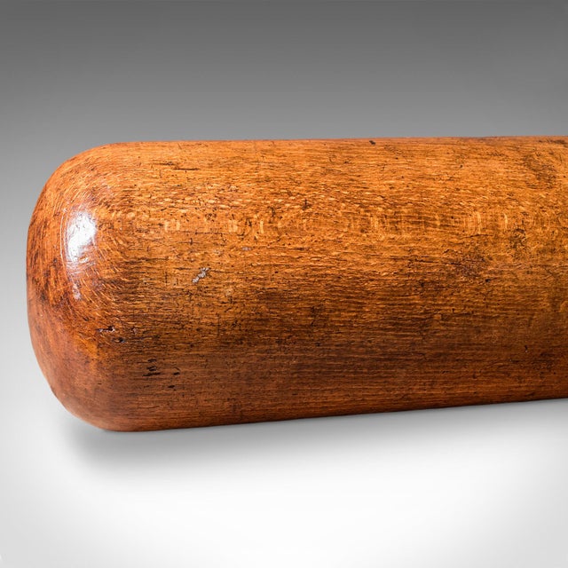 Brown Antique Steak Tenderiser, English, Beech, Treen, Kitchen Mallet, High Victorian For Sale - Image 8 of 8