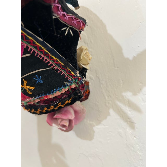 Mixed Media Skull Wall Sculpture Titled Giving Sweet For Sale - Image 13 of 13