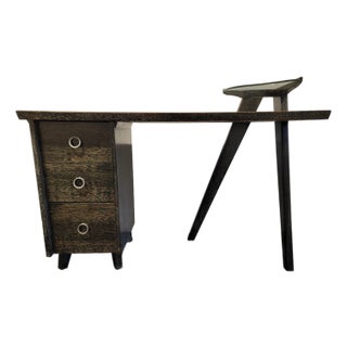 Cerused Desk / Vanity 1950's For Sale