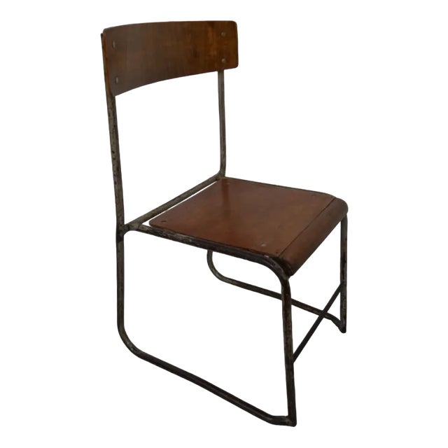 Industrial Children's Chair, 1950s For Sale