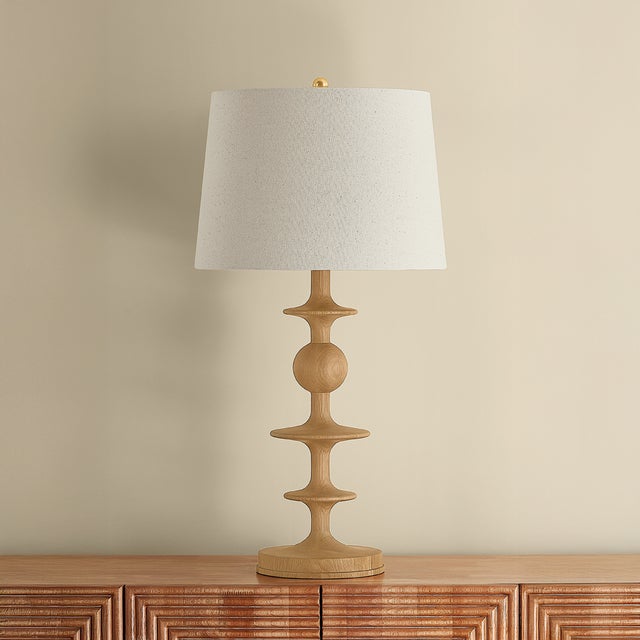 Hudson Valley Lighting Jefferson Heights 15 in. 1 Light Table Lamp in Aged Brass Finish For Sale In New York - Image 6 of 11