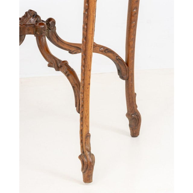 Louis XVI Style Octagonal Walnut Occasional Table For Sale In New York - Image 6 of 8
