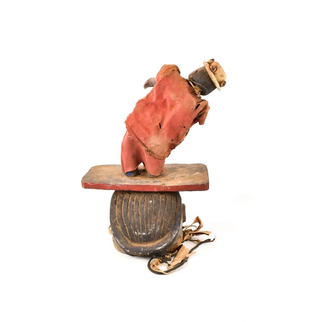 African Early 20th Century Yoruba Gelede Mask with Figure Nigeria For Sale - Image 3 of 7