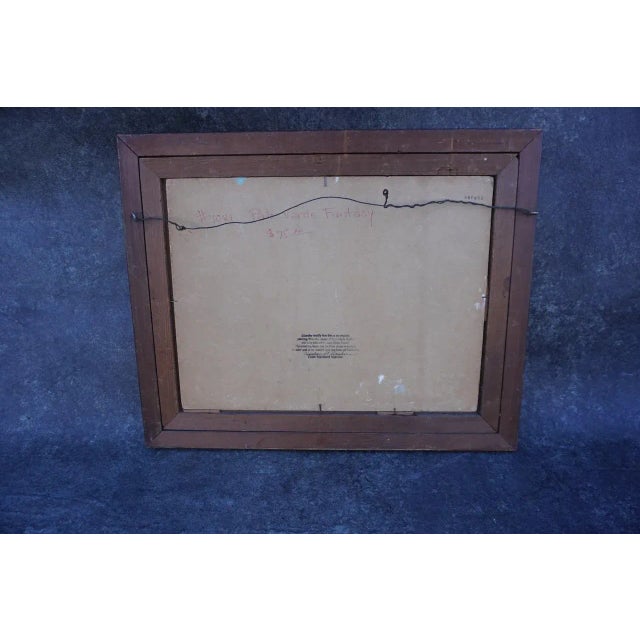 Wood Sam Hyde Harris - Palo Verde Fantasy - Oil on Board For Sale - Image 7 of 7