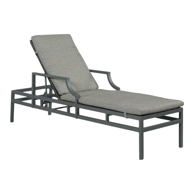 Bellevue Outdoor Metal Chaise For Sale