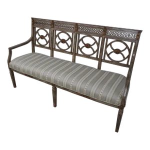 Italian Neoclassical Style Painted Finish Settee