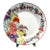Late 20th Century Imperial Leaf Tobacco Leaf Salad Plate Floral Gold Trim China For Sale