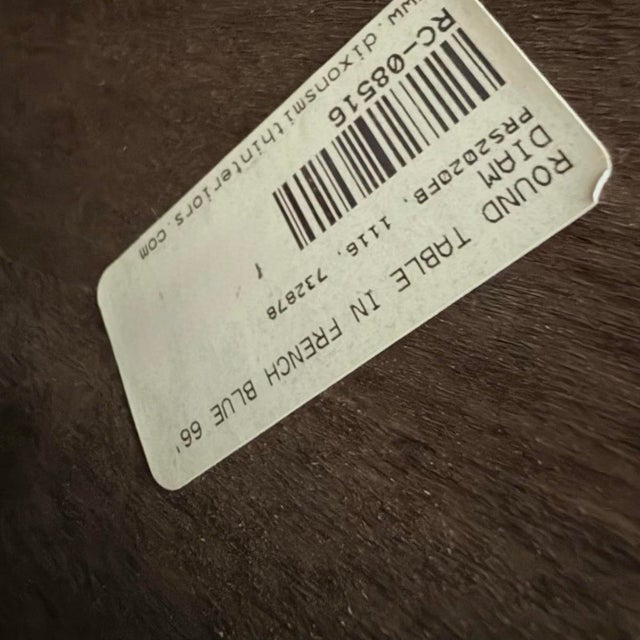 Gray Bennett Galleries Knoxville Reclaimed Wood Round Dining Table For Sale - Image 8 of 8