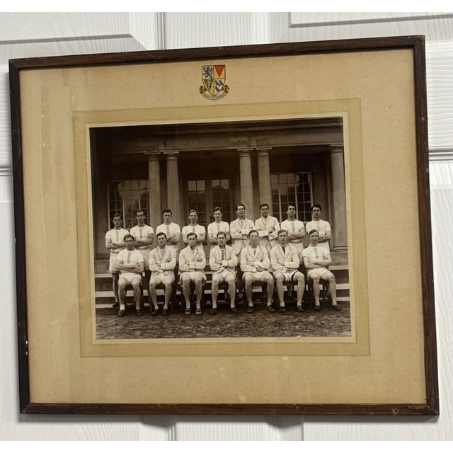 Vintage Framed Photograph of Stowe Boy's School England Sports Team For Sale - Image 4 of 6