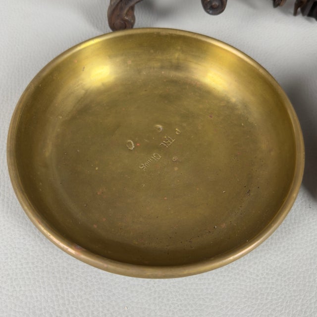 Metal Roberval Iron Brass Dragon Scales with Weights, Set of 2 For Sale - Image 7 of 17