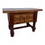 Spanish Carved Wood Side Table with Geometric Decoration and Spiral Legs, 1930 For Sale - Image 15 of 15
