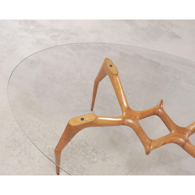 Ico Parisi Style Italian Walnut Spider Leg Dining Table For Sale - Image 9 of 18