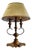 Vintage Italian Bouillotte Table Lamp in Wood, 1960s For Sale