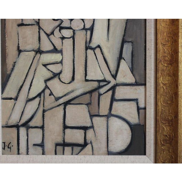 JG, The Vanguard Series, Postwar European Abstraction, 1950s-1970s, Oil on Board, Framed For Sale - Image 7 of 14
