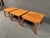 Brown Mid 20th Century Set of Three Vintage Teak End Tables For Sale - Image 8 of 12