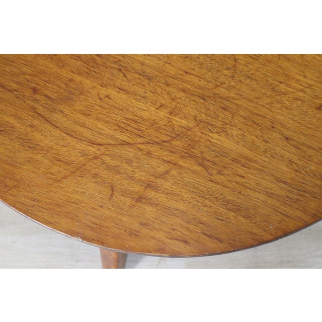 Tripod Coffee Table in Oak, 1950s For Sale - Image 12 of 17