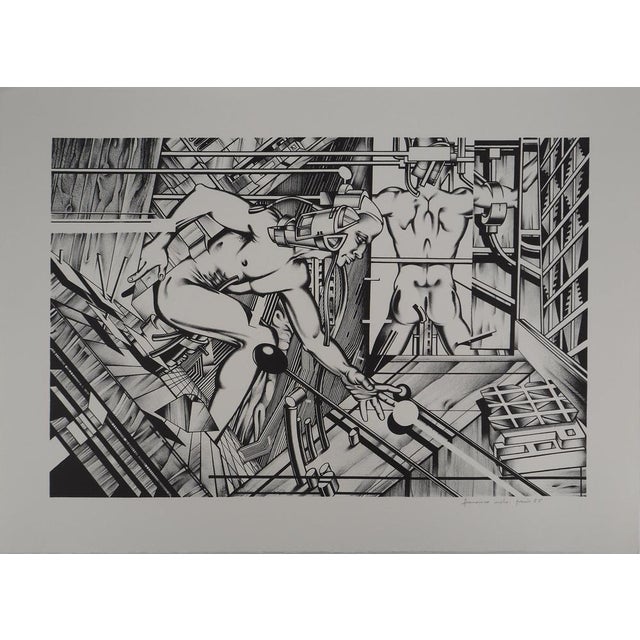 Francisco Melo, Surhomme (Nude), Lithograph For Sale - Image 8 of 8
