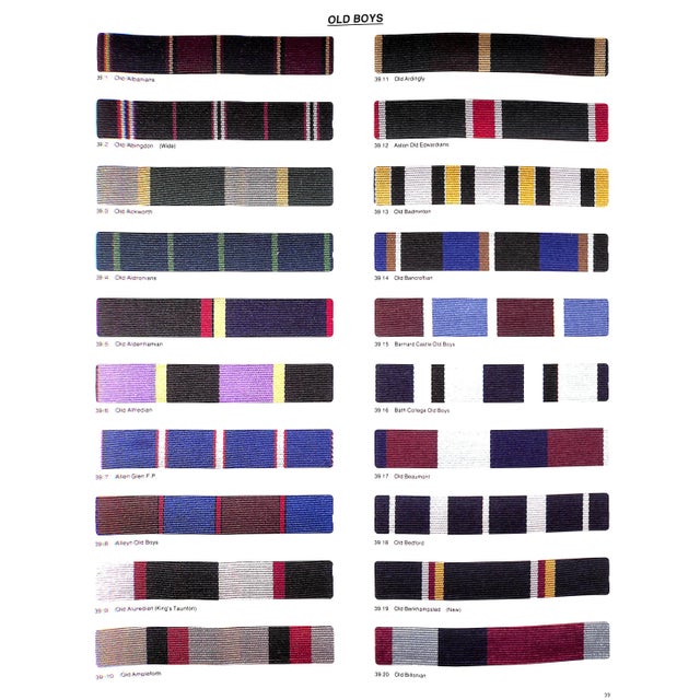 "Club and Regimental Colours. Pattern Book W/ 1000 Swatches W/ 48 Additional Swatches of Historic Club" 1995 Gissop, Peter For Sale - Image 17 of 18